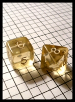 Dice : Dice - Dice Sets - Multi Co Dice Pack Clear with White Numerals Transparent Incomplete 4D 10D 12D 20D- Ebay 2010